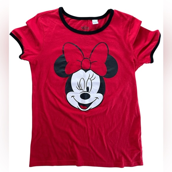 Disney Minnie Mouse Red Graphic Tee – Women’s M - Picture 1 of 7